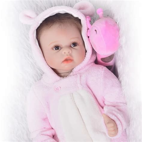 22inch 55cm Soft Silicone Reborn Baby Dolls Real Alive Baby New Born