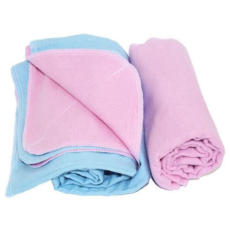 Reversible Hospital Receiving Blankets Set Of Two Pinkblue The