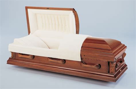 Batesville Paragon Mahogany Casket Funeral Caskets Velvet Interior