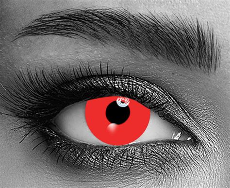 Red Vampire Contacts Red Prescription Lenses Novelty And Halloween