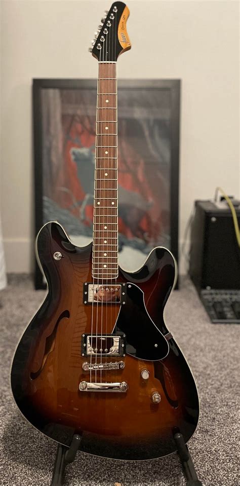 Finally Added A Semi Hollow To My Collection Fano Omnis Gf6 In Tobacco Burst Rguitarporn