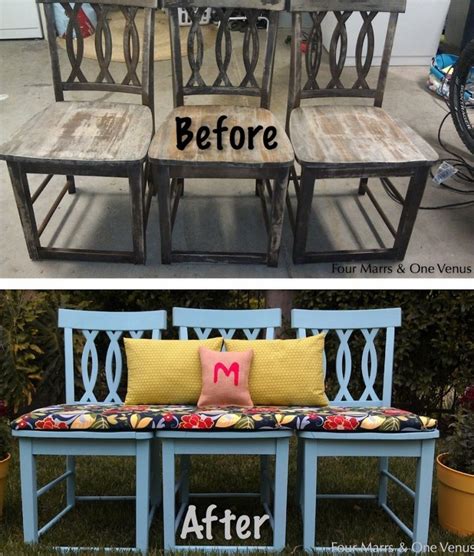 8 Diy Projects For Turning Old Chairs Into Gorgeous Benches