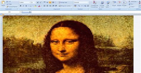 Pixel Art Excel Template Drawing Pixel Art Is Easier Than Ever While