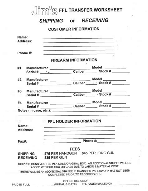Free Printable Layaway Forms Free Printable