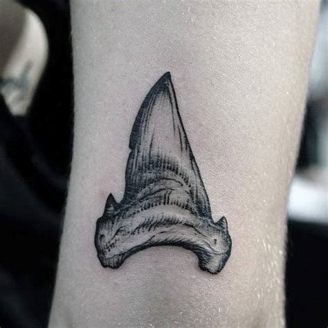 40 Shark Tooth Tattoo Designs For Men - King Of The Waters