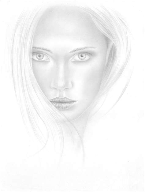 Weibliches Gesicht Zeichnen Lernen Porträt Portait Frau Mund