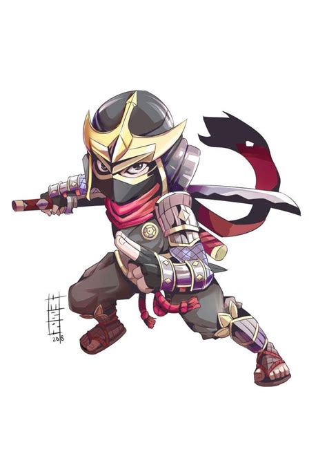 Hayabusa-Mobile Lengends | Kartun, Ilustrasi lucu, Desain karakter game