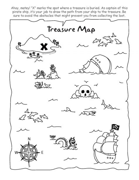 Check spelling or type a new query. Treasure map coloring pages to download and print for free