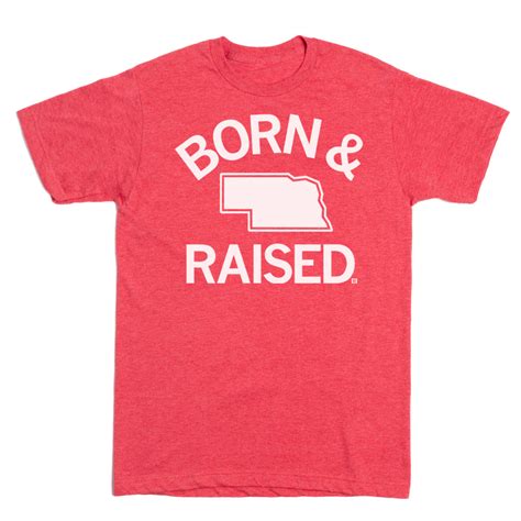 Ne Born And Raised Red T Shirt Raygun