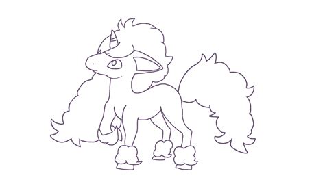 077 Ponyta Pokemon Coloring Page · Coloring Library