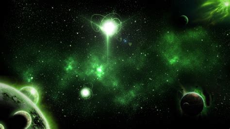 Space Wallpaper Green Galaxy By Dazalicious On Deviantart