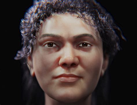 Face Of 45 000 Year Old Woman Reconstructed
