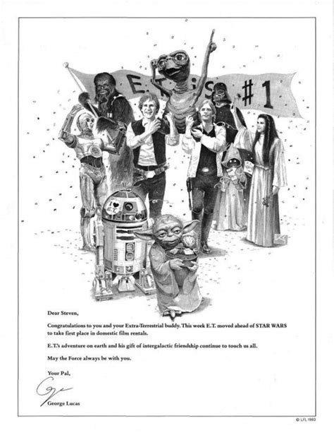 Steven Spielberg Published This Awesome Ad Congratulating George Lucas