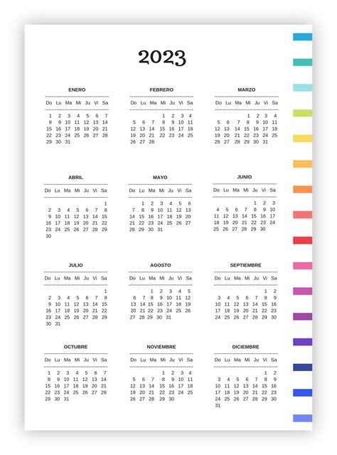 Printable Agenda 2023 Daily Pdf Files To Print Planner Etsy Israel