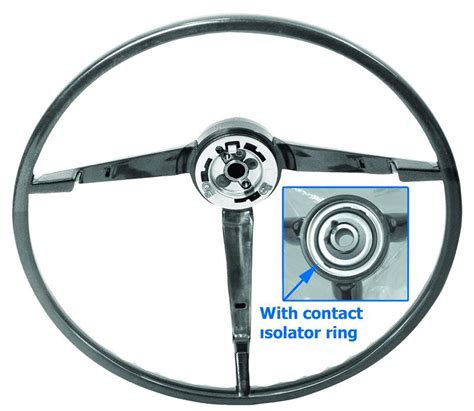 Mustang Steering Wheel 65 66 Black Std Dynacorn Restoration Quality