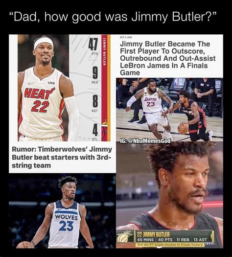 dad how good was jimmy butler jimmy butler became the first player to outscore outrebound