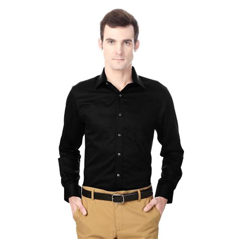 Marks And Spencer Black Casual Shirt Cotton Passion