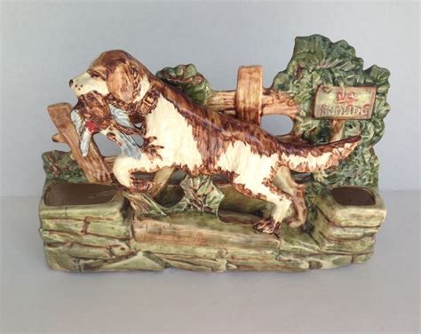 Mccoy Pottery Bird Dog Planter No Hunting USA Rare - Etsy