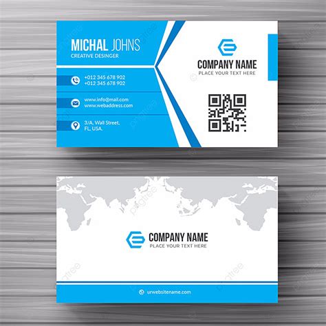 You can design your business card with a miniature of a character that represents you and/or. Creative Business Card Design Template for Free Download ...