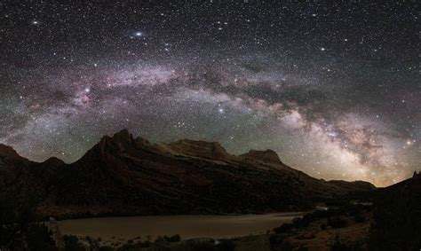 Landscape Milky Way Cosmos Atmosphere Image Free Photo