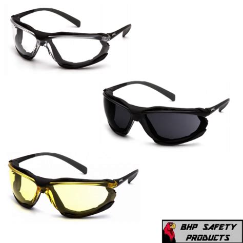 crossfire mp7 clear anti fog foam padded safety glasses motorcycle shooting z87 ebay