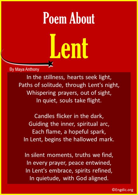 10 Best Short Poems About Lent Engdic