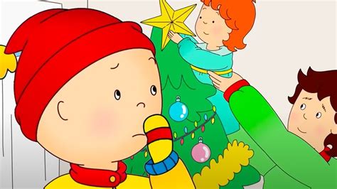Caillou And The Christmas Tree Caillou Cartoons For Kids