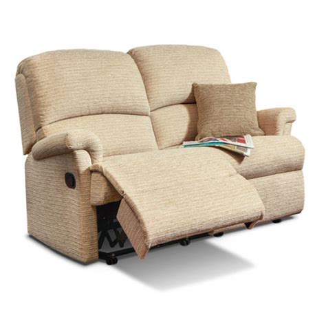 Small Power Reclining 2 Seater Sofa Sherborne Upholstery Recliners4u