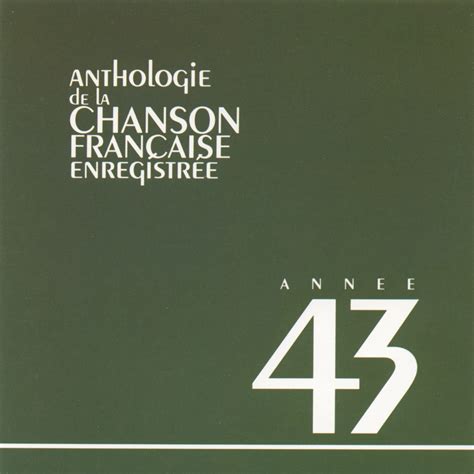 Anthologie De La Chanson Fran Aise Album Par Multi