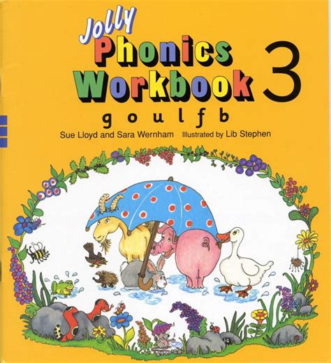 كتاب Jolly Phonics Workbook 3 In Print Letters G O U L F B المعلمة أسماء