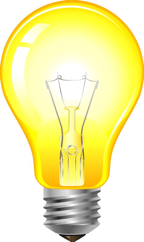 Download Yellow Light Bulb Png Clip Art Yellow Light Bulb Png Png