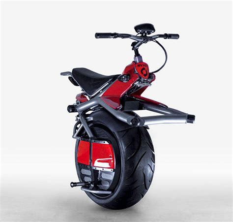 Self Balancing One Wheeled Electric Motorcycle Named Ryno