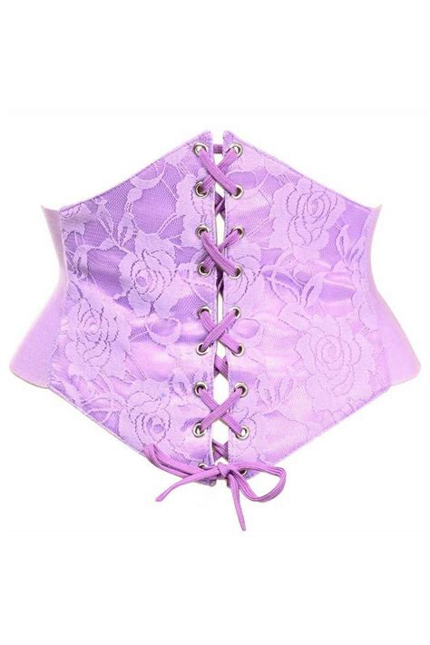 daisy corsets lavish lt purple lace corset belt cincher purple corset lace corset corset belt