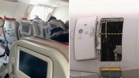 Video Shows Plane Door Opened During Flight Youtube