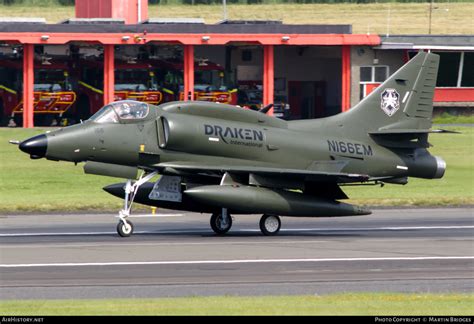 Aircraft Photo Of N166em Mcdonnell Douglas A 4n Skyhawk Ii Draken