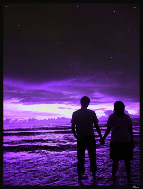Just You And Me Purple Rain Color Photography