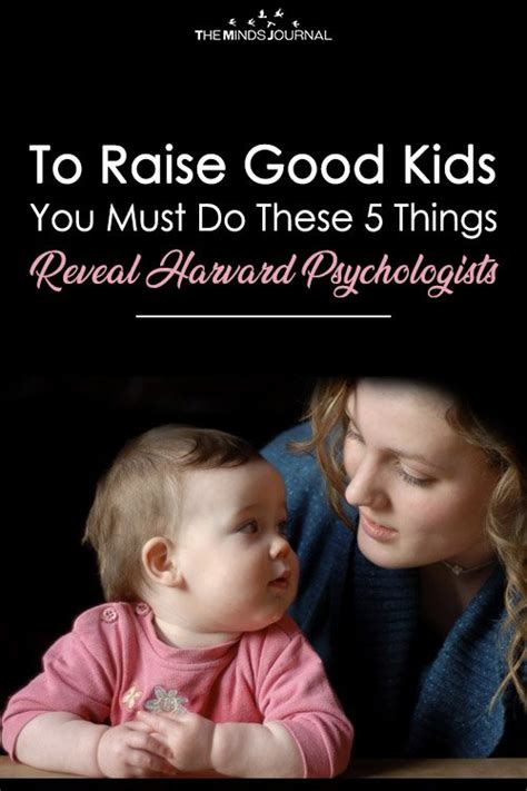 How To Raise Good Kids 5 Tips From Harvard Experts