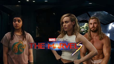 The Marvels Trailer Brie Larson Movie Marvel Studios Thor And
