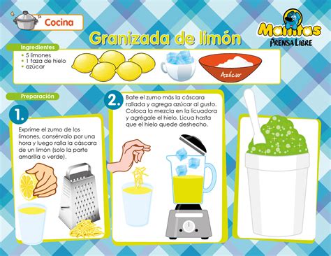 No me olvido tampoco del libro de cocina para niños de ikea que os enseñé el otro día, perfecto para que los pequeñajos vean cómo cocinan otros niños y para acabar este recopilatorio de libros de recetas para cocinar con niños, un libro perfecto para este verano, tanto con peques como sin ellos. Granizada de limón - Hago mi TareaHago mi Tarea