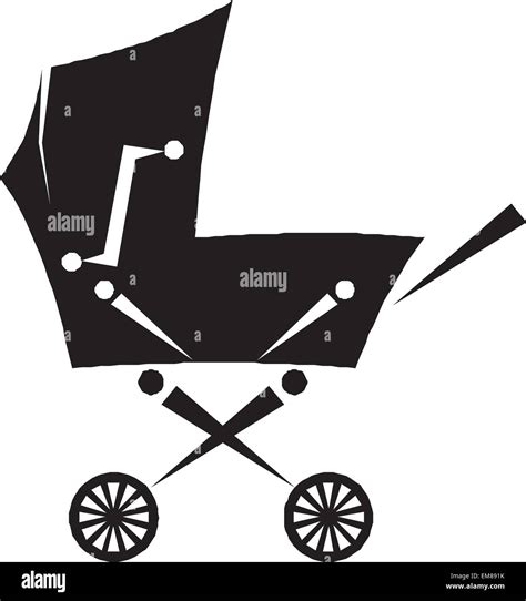 Pram Baby Carriage Silhouette Stock Vector Image And Art Alamy