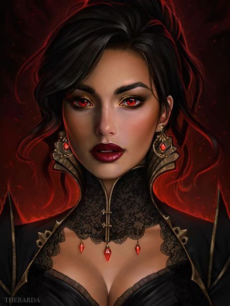 Lady Skyler Commission By Therarda On DeviantArt Arte Vampiro Arte