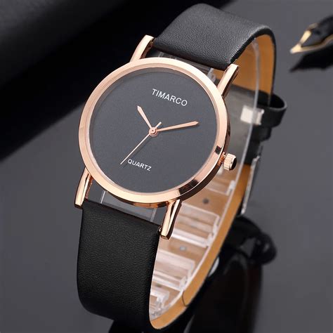 top brand watches women luxury brand quartz watches ladies pu leather watch business casual