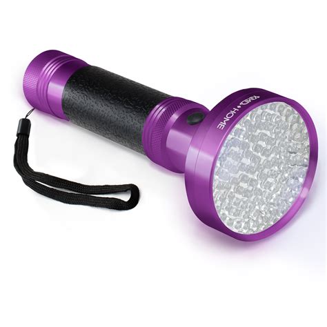 Purple Ultra Bright 100 Led Uv Flashlight Kmd Direct