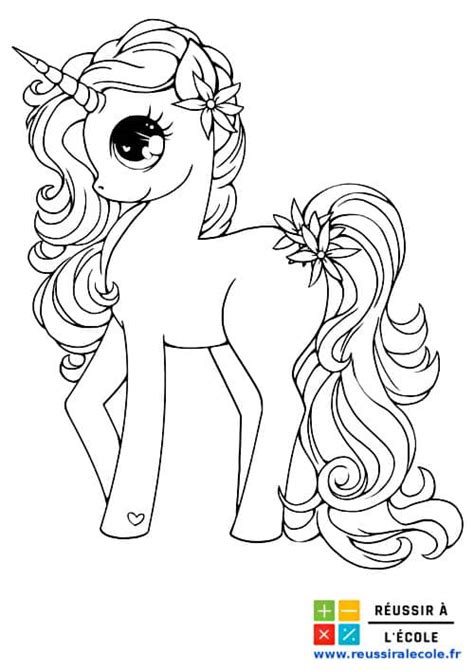 Coloriage Licorne  20 supers dessins à imprimer gratuitement