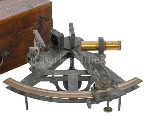 lot 346 a double framed sextant by charles shepherd