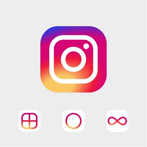 Instagram Classic Emblem Icon — Stock Vector © Yupiramos 125952890