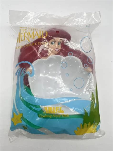Disney The Little Mermaid Ariel Floating Soap Dish Avon 1991 Nos