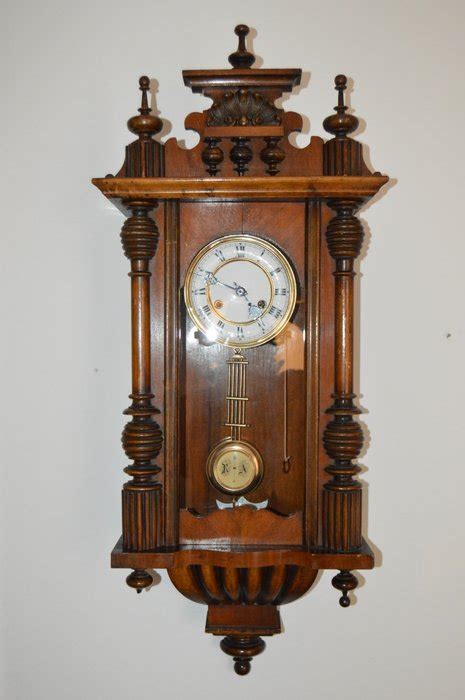 Antique German Mahogany Wall Clock Drgm Ca 1900 Catawiki