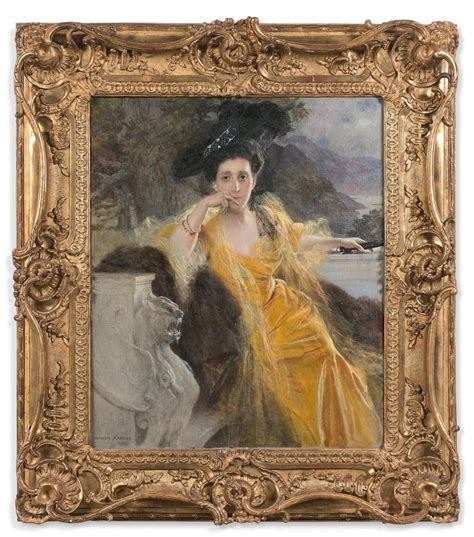 françois flameng paris 1856 1923 portrait de marie louise