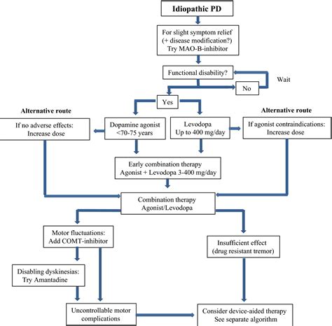 Algorithms For The Treatment Of Motor Problems In Parkinsons Disease